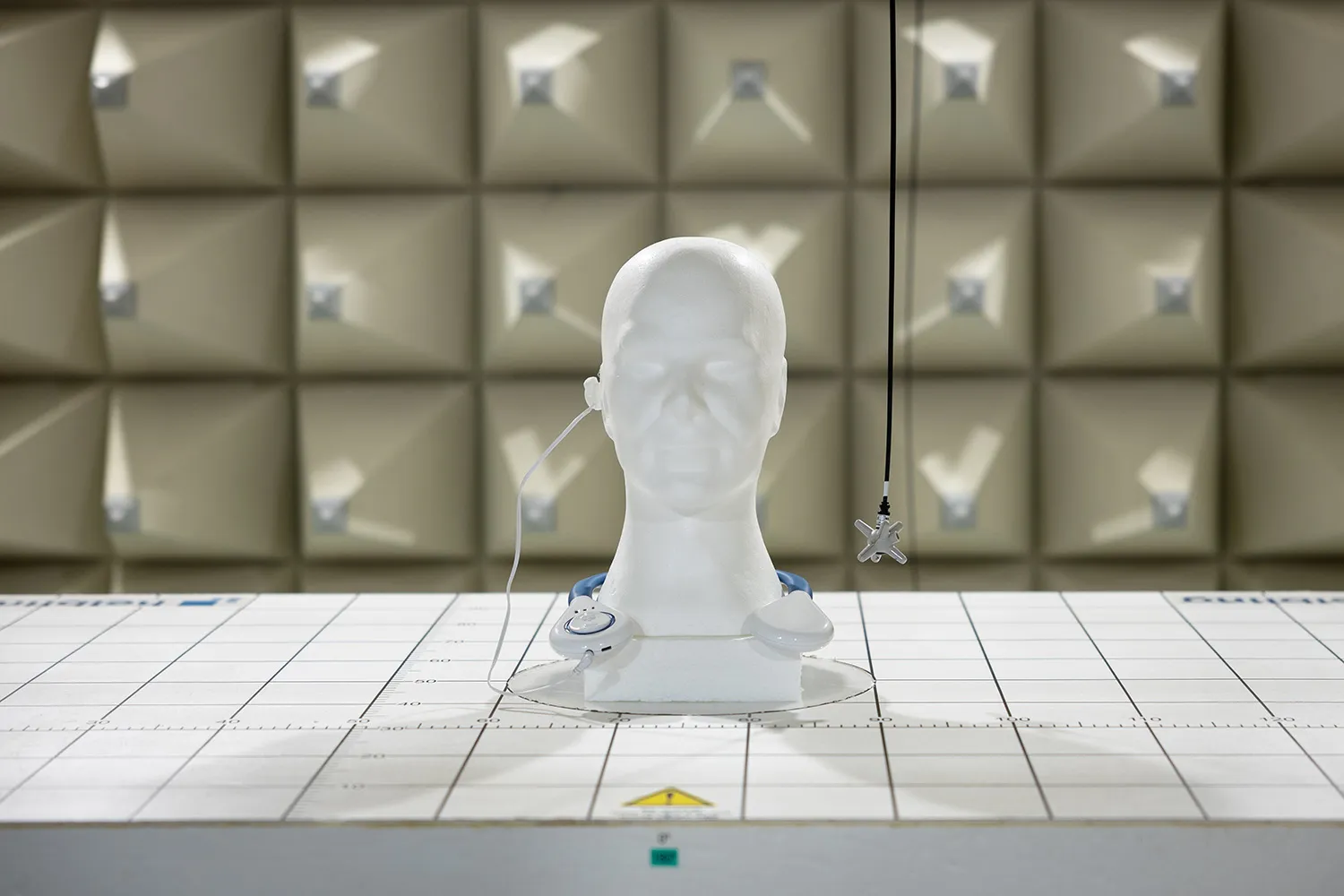 SmartVNS system undergoing testing in an EMC chamber