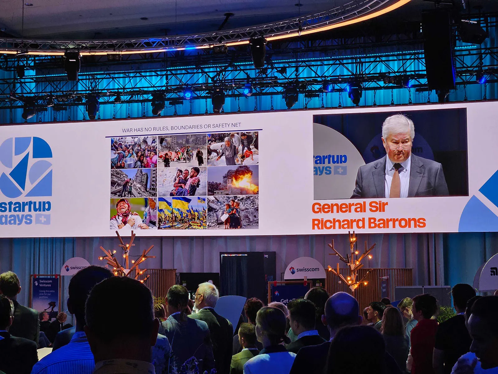 Presentation during the event