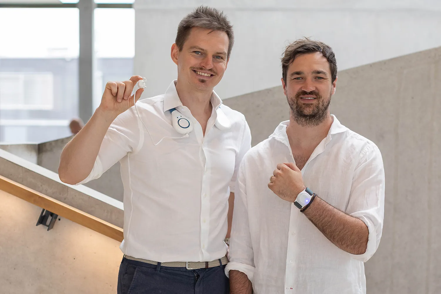 Cofounders showcasing SmartVNS